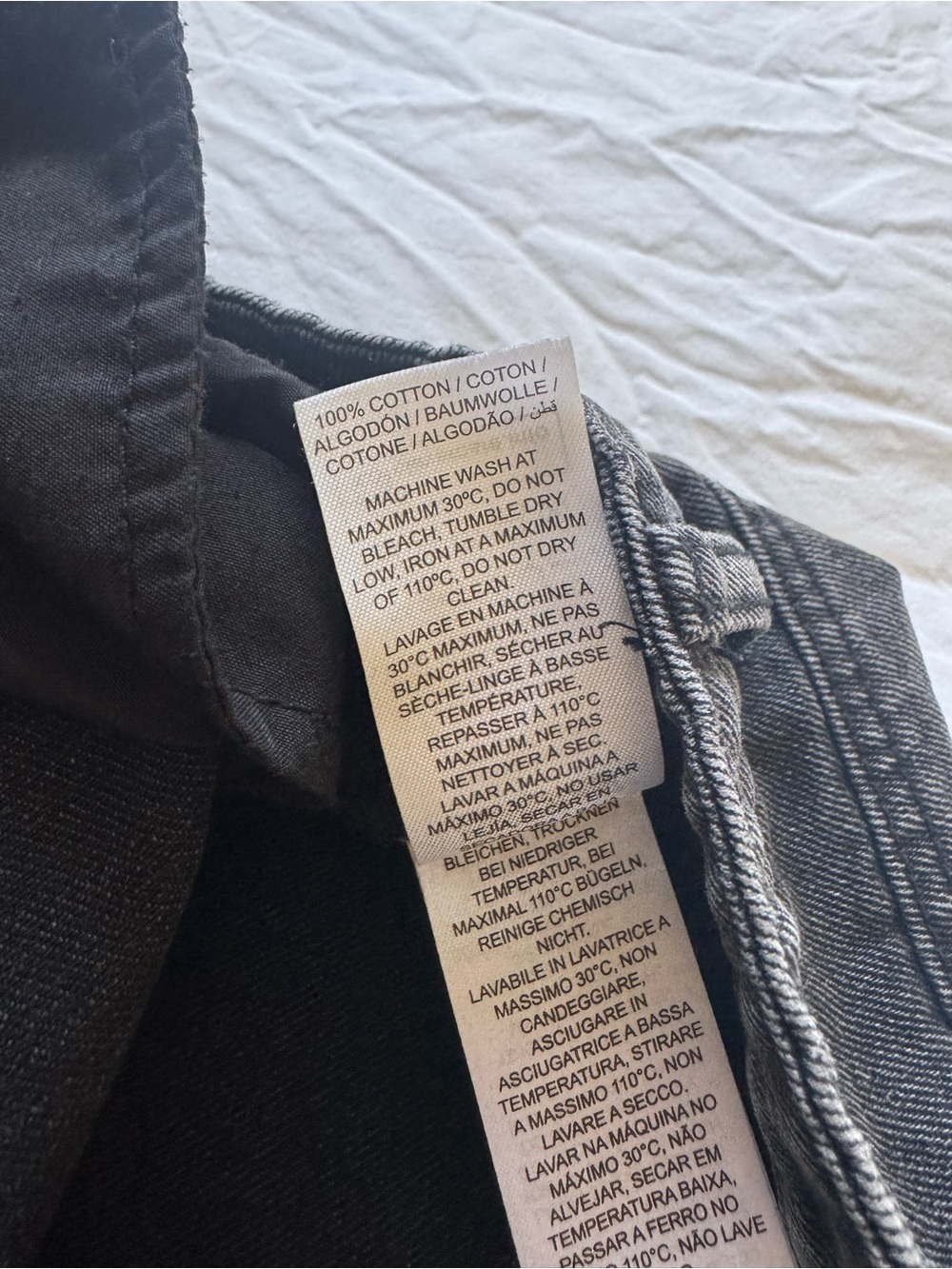 Edikted Raelynn Washed Low Rise Jeans - Black Washed - Picture 8 of 11